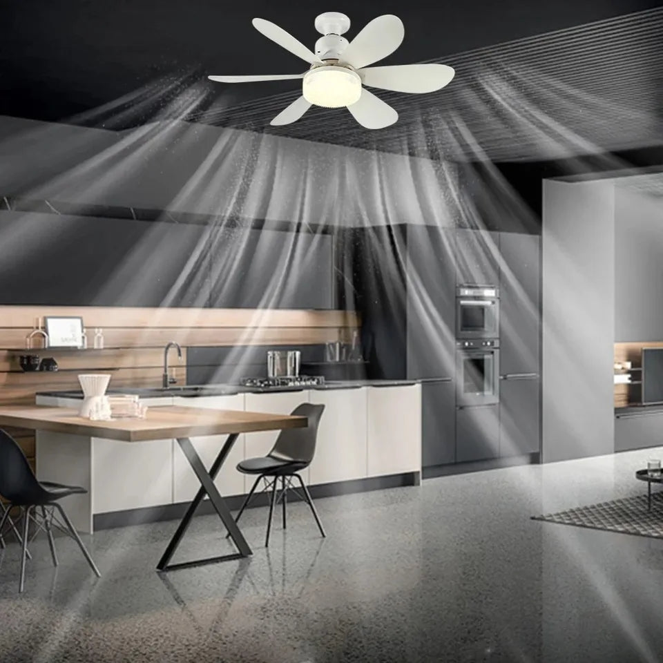 LED Luster sa Ventilatorom 40w