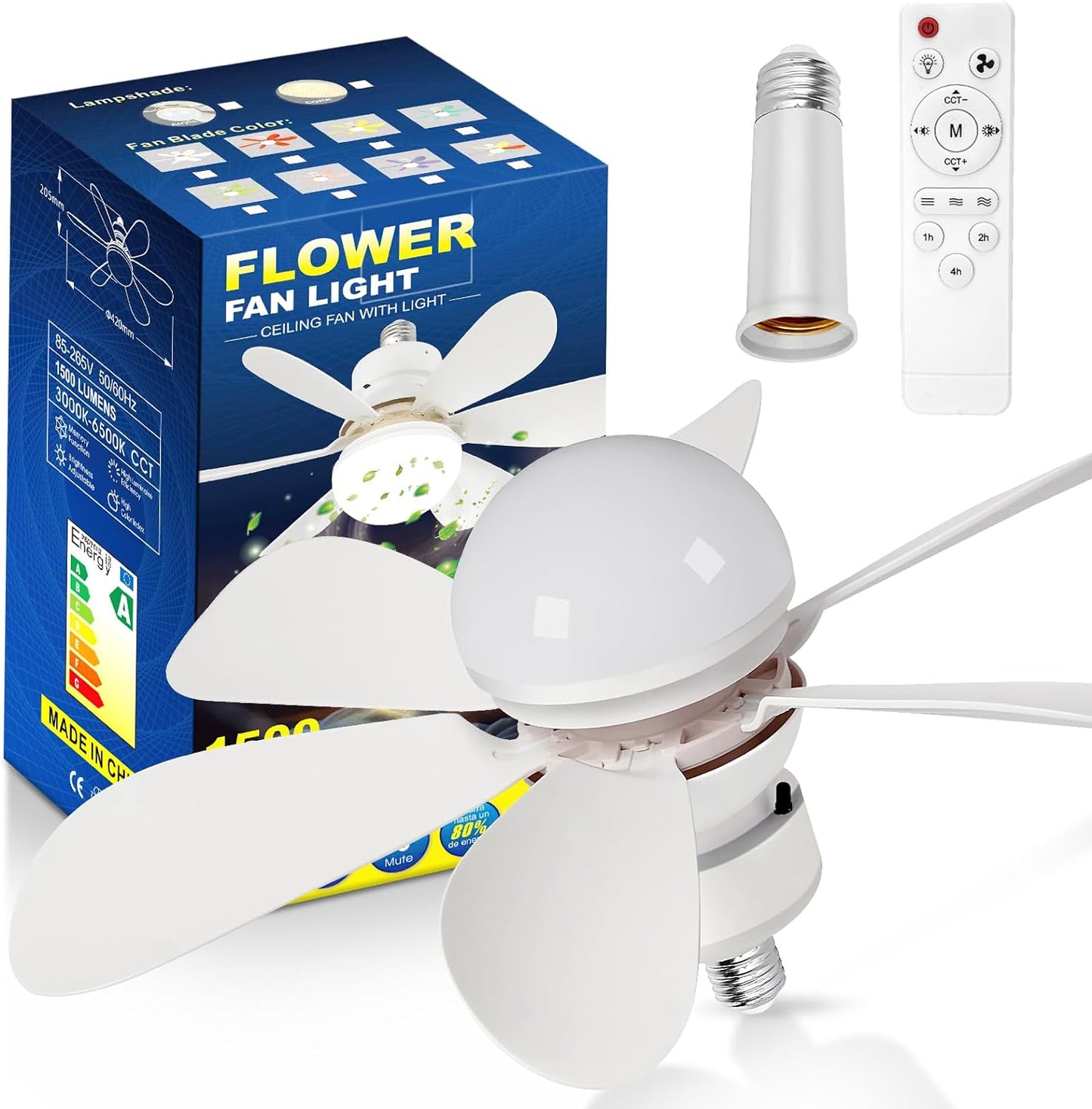 LED Luster sa Ventilatorom 40w