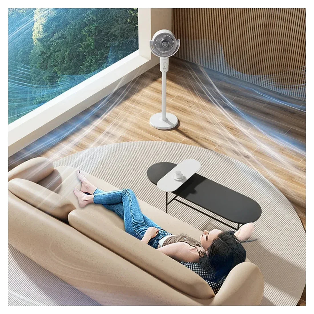 3 u 1 Pametan Ventilator sa Tajmerom