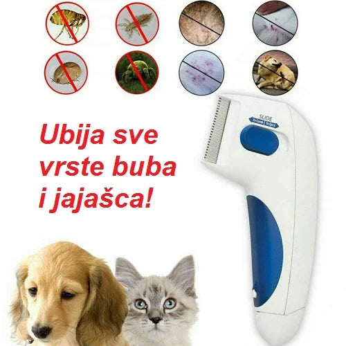 Flea Doctor Električni Češalj Protiv Buva za Ljubimce