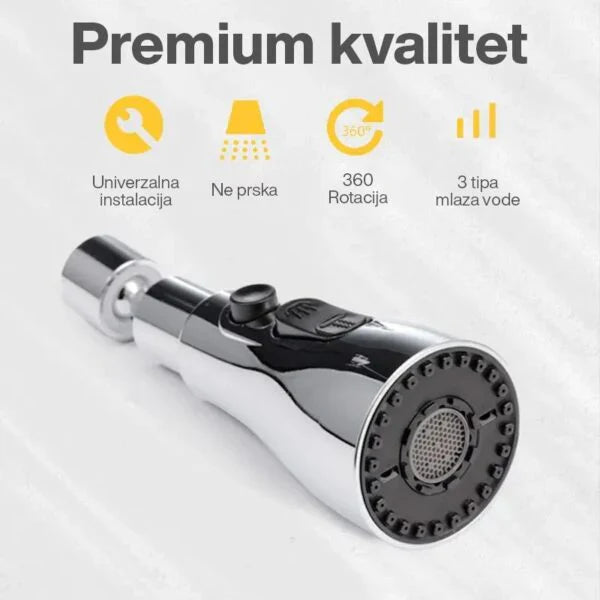 Nastavak za Slavinu Sa 3 Režima Mlaza | TurboTap
