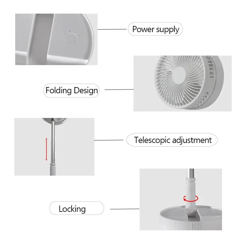 Sklopivi Prenosni Ventilator