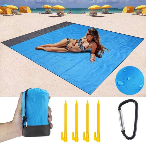 Velika Vodootporna Prostirka za Plažu, Kampovanje