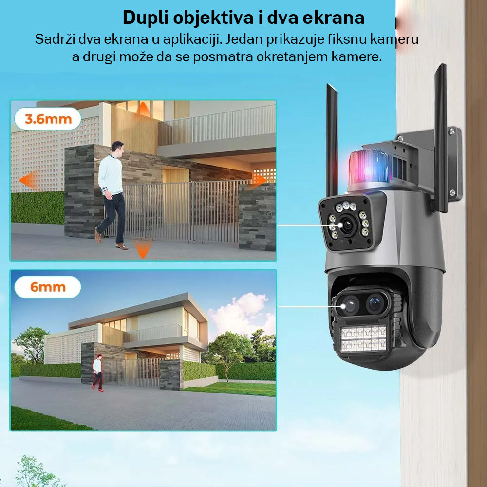 Sigurnosna Dual Kamera 8MP 4K