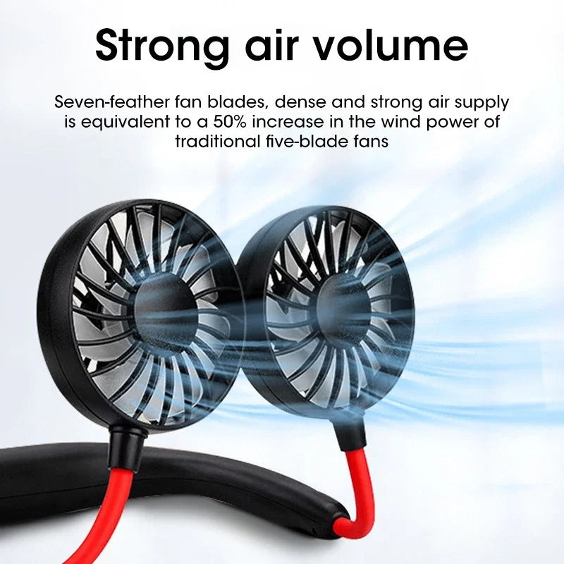 Nosivi Sportski Ventilator za Oko Vrata