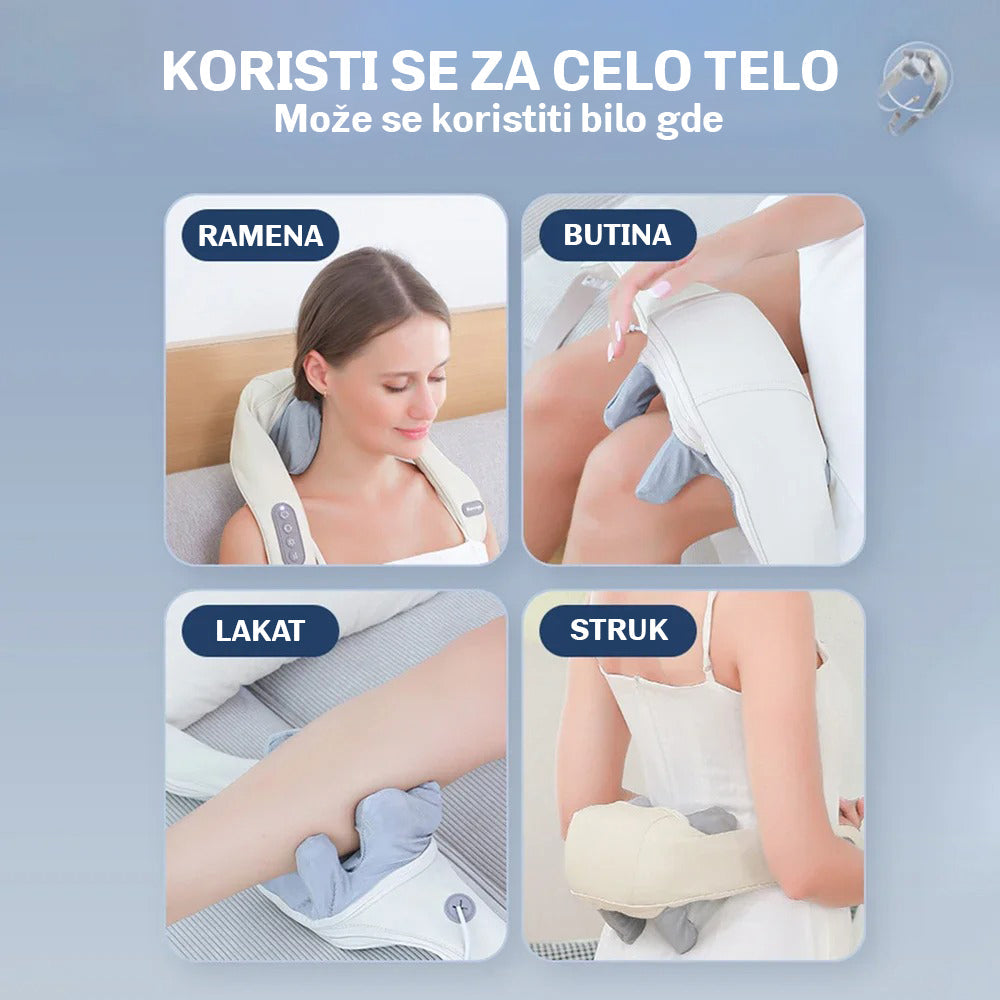 Električni Masažer za Vrat i Ramena
