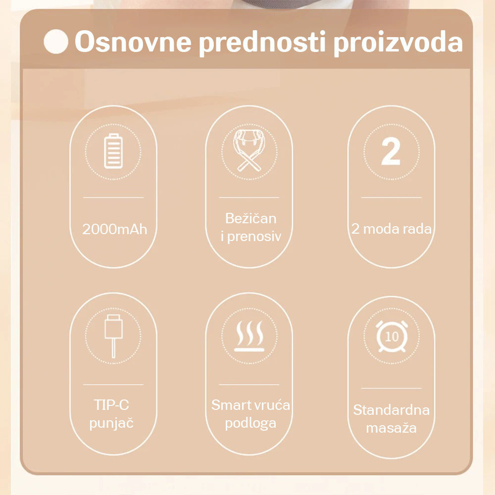 Električni Masažer za Vrat i Ramena