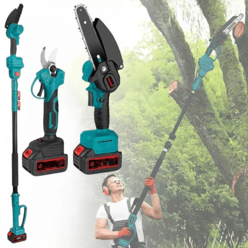 Aku Set Testera i Makaze 88v Dvije Baterije + Teleskop