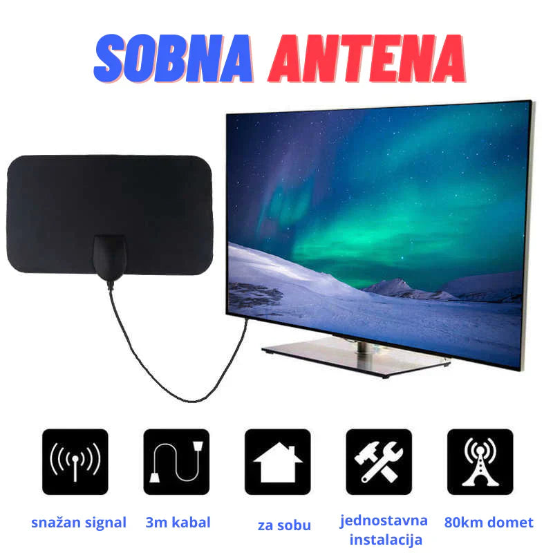 Digitalna TV Sobna Antena - FULL HD
