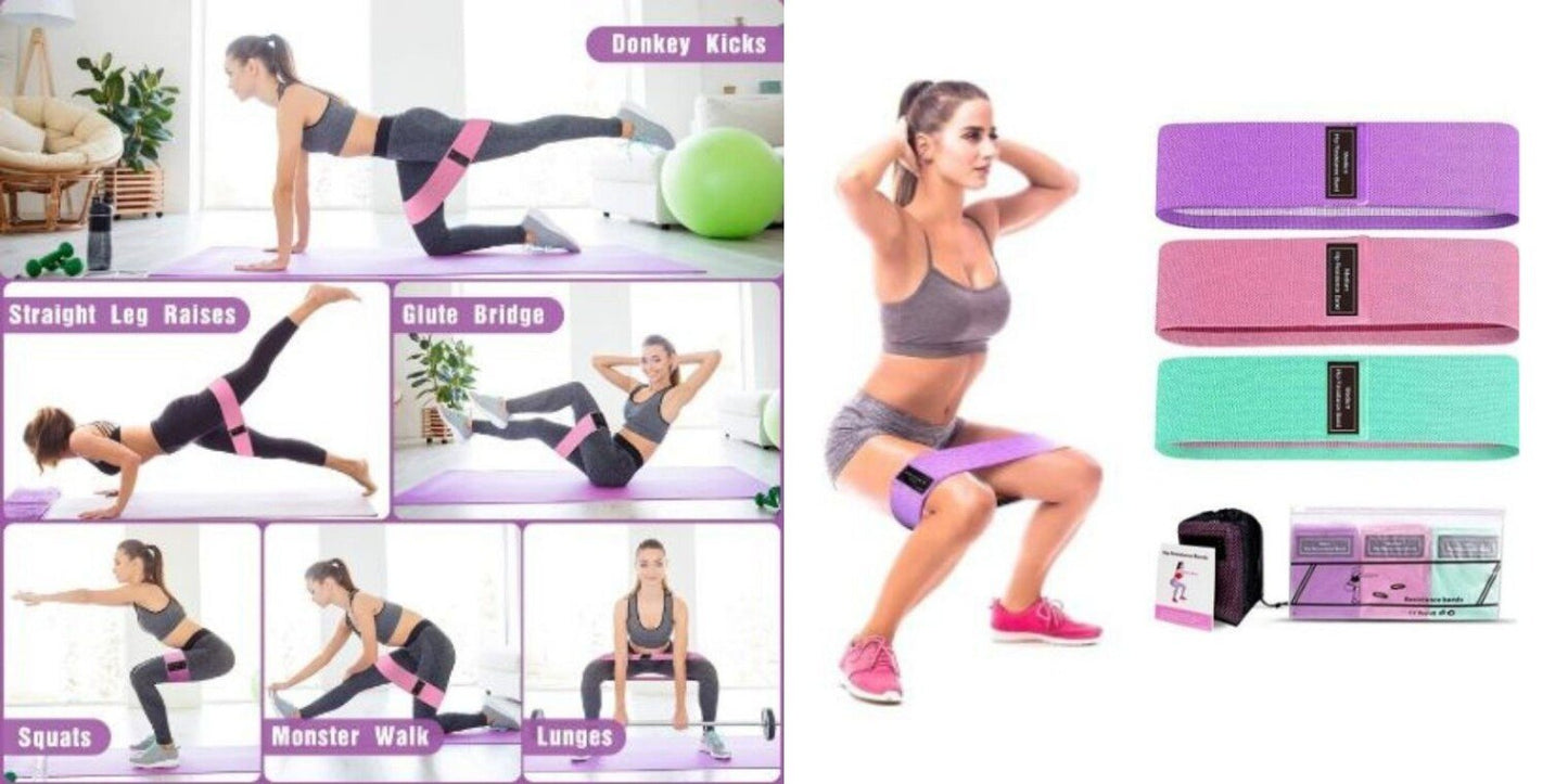 Fitnes Trake za Vežbanje FitwomenPro (3 Komada)