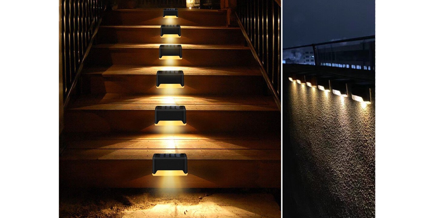 Solarne Lampe za Stepenište 4 Komada