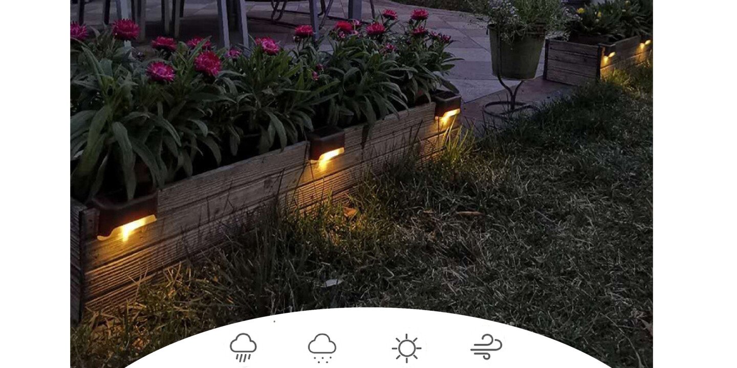 Solarne Lampe za Stepenište 4 Komada