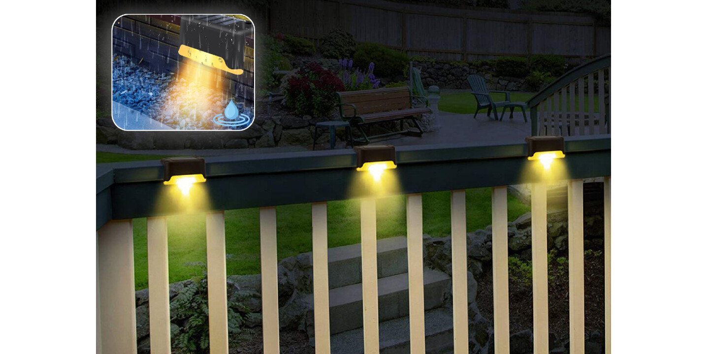 Solarne Lampe za Stepenište 4 Komada
