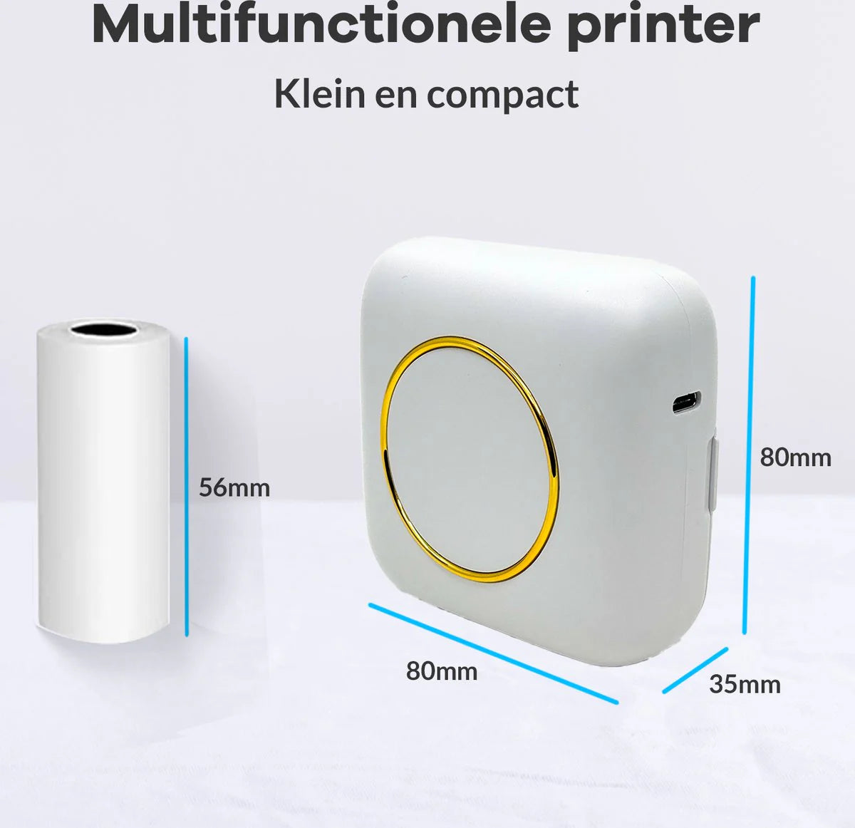 Mini Bluetooth Štampač za Telefon