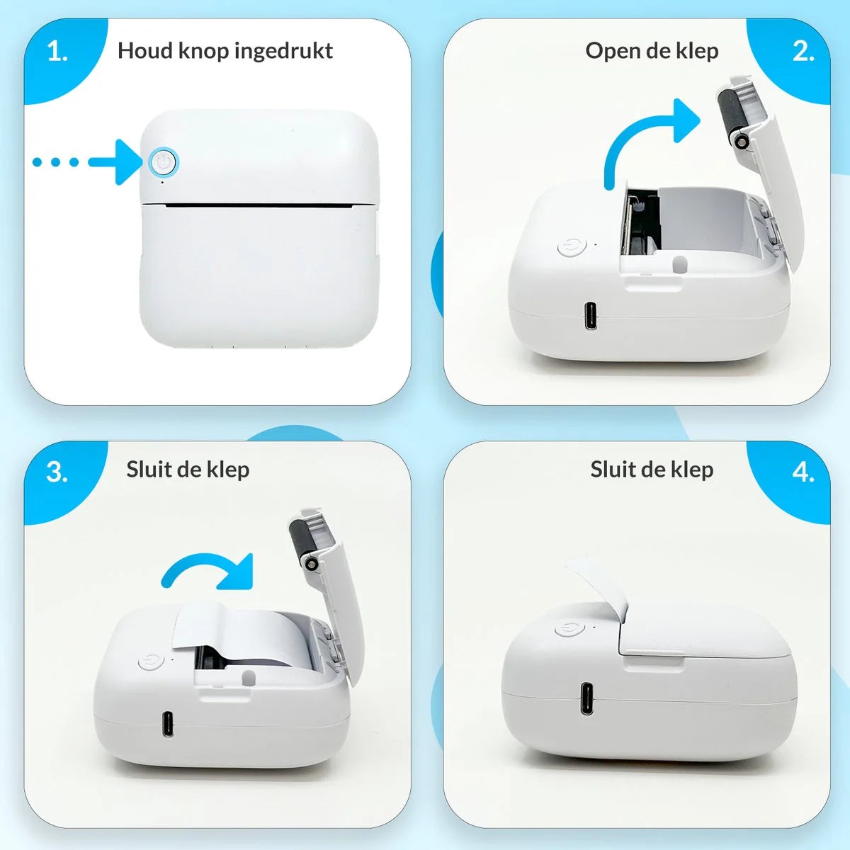 Mini Bluetooth Štampač za Telefon