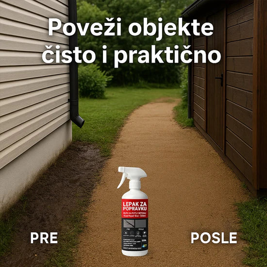 Ljepak za Popravku Rupa na Putu i Betonu