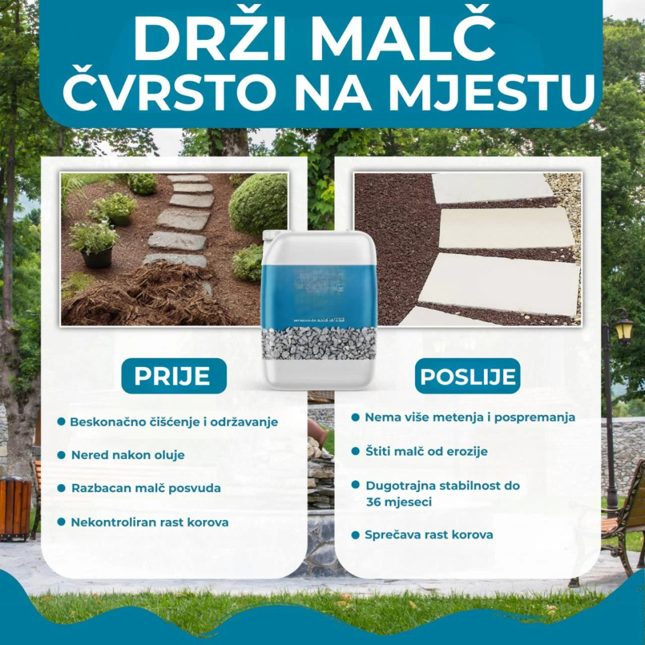 Ljepak za Kamenčiće za Uređenje Dvorišta