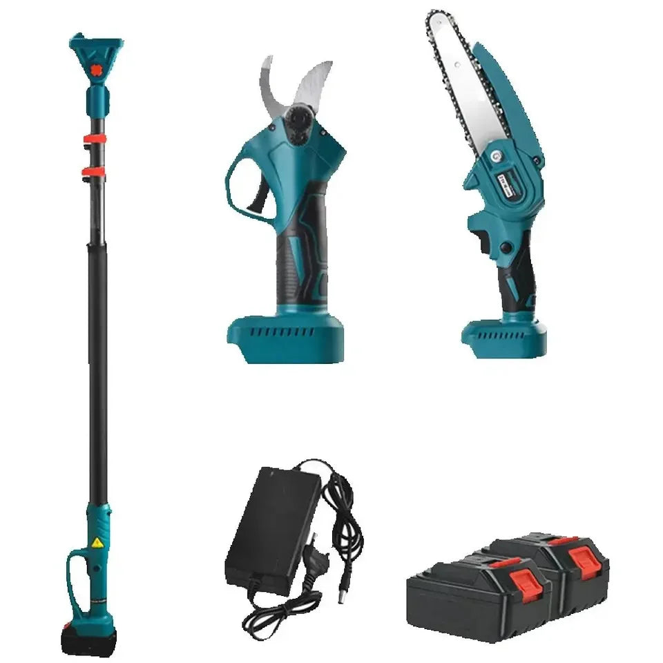 Aku Set Testera i Makaze 88v Dvije Baterije + Teleskop