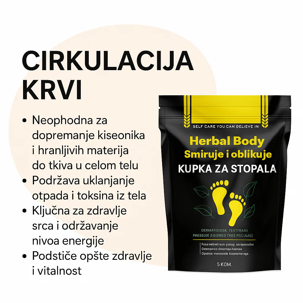 Biljna Kupka za Stopala za Umirenje Tijela i Oblikovanje (8 Komada)