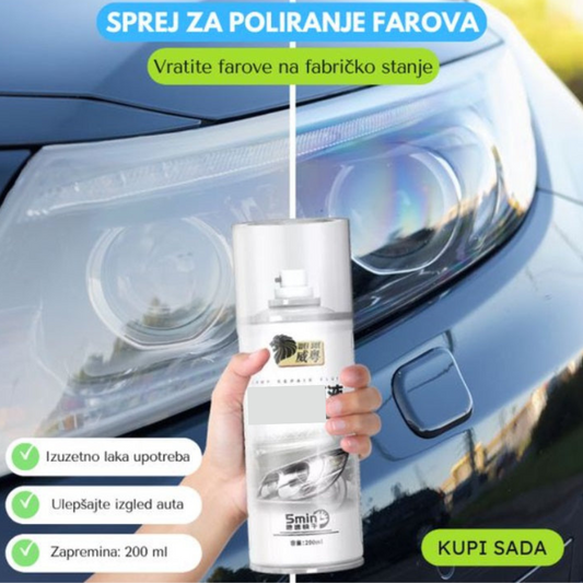 Sprej Za Poliranje i Reparaciju Farova