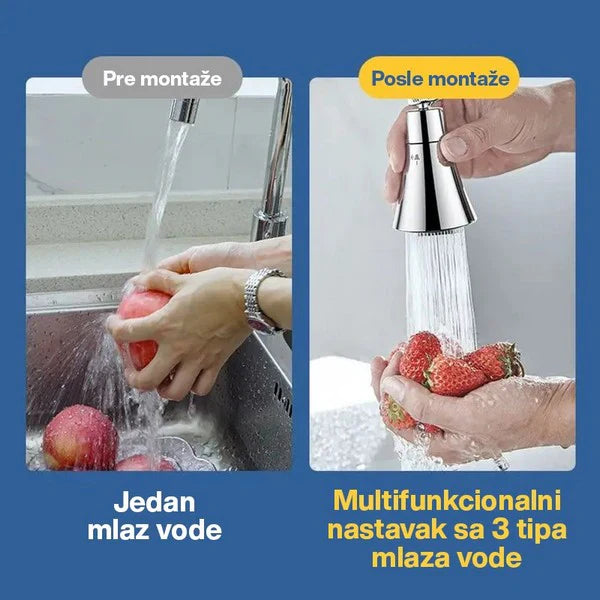 Nastavak za Slavinu Sa 3 Režima Mlaza | TurboTap