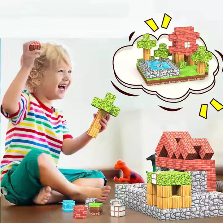 Minecraft Magnetne Kocke – Creative World Setovi (76 i 192 Dijela)