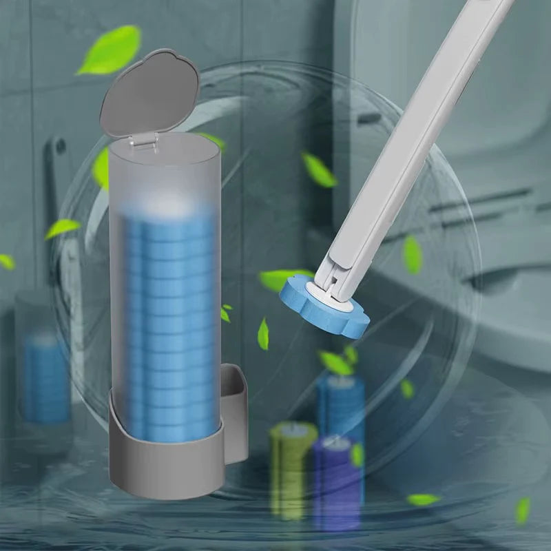 Set za Čišćenje WC Šolje sa Jednokratnim Sunđerima (8 Komada)