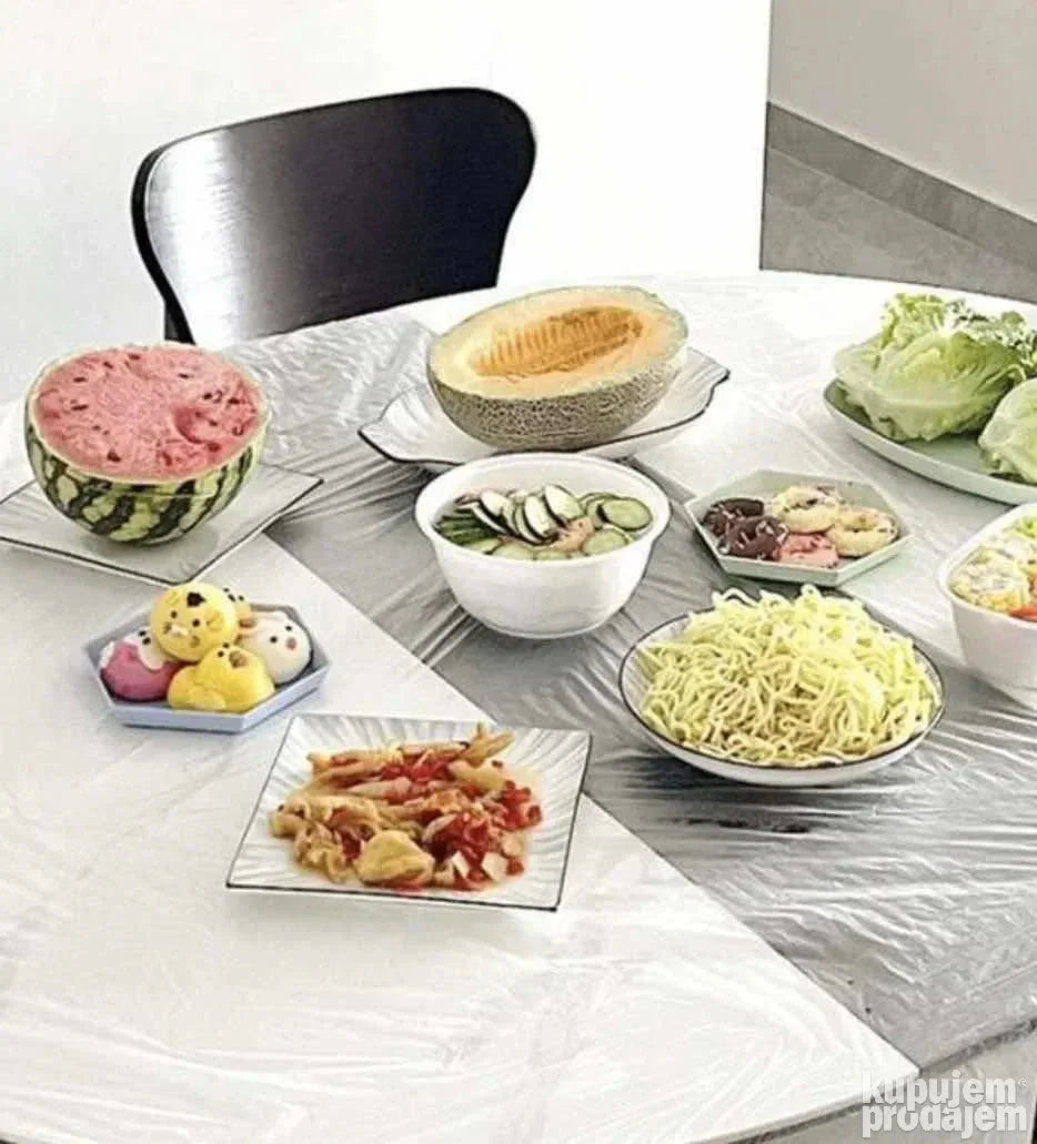 Jednokratni Stoljnjaci Zaštitne Folije za Sto 180cm (10 Komada)